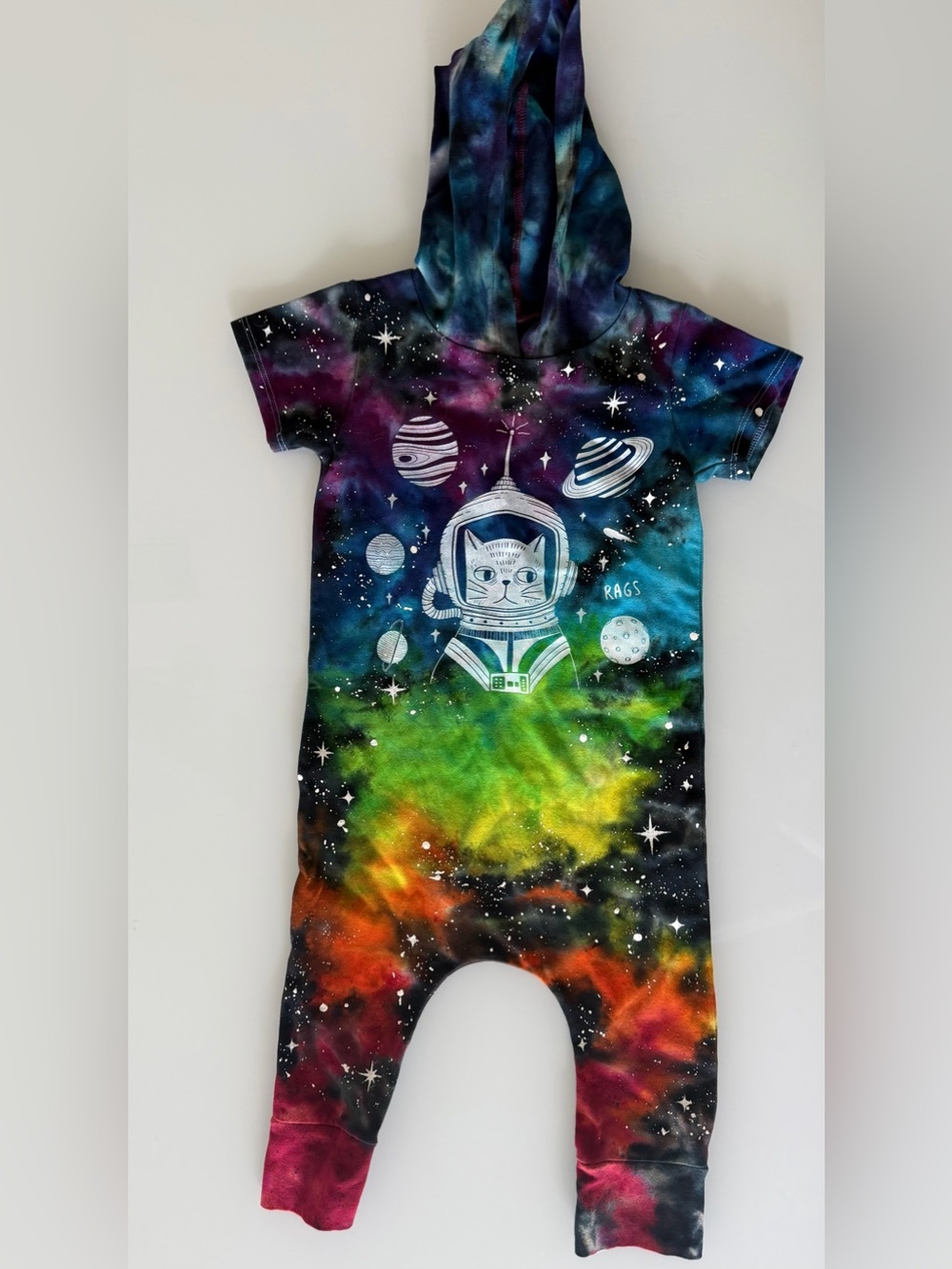 Rainbow baby romper